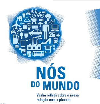 Cartaz da exposição Nós do Mundo